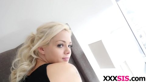 elsa jean blonde woman fucked in her smooth pussy